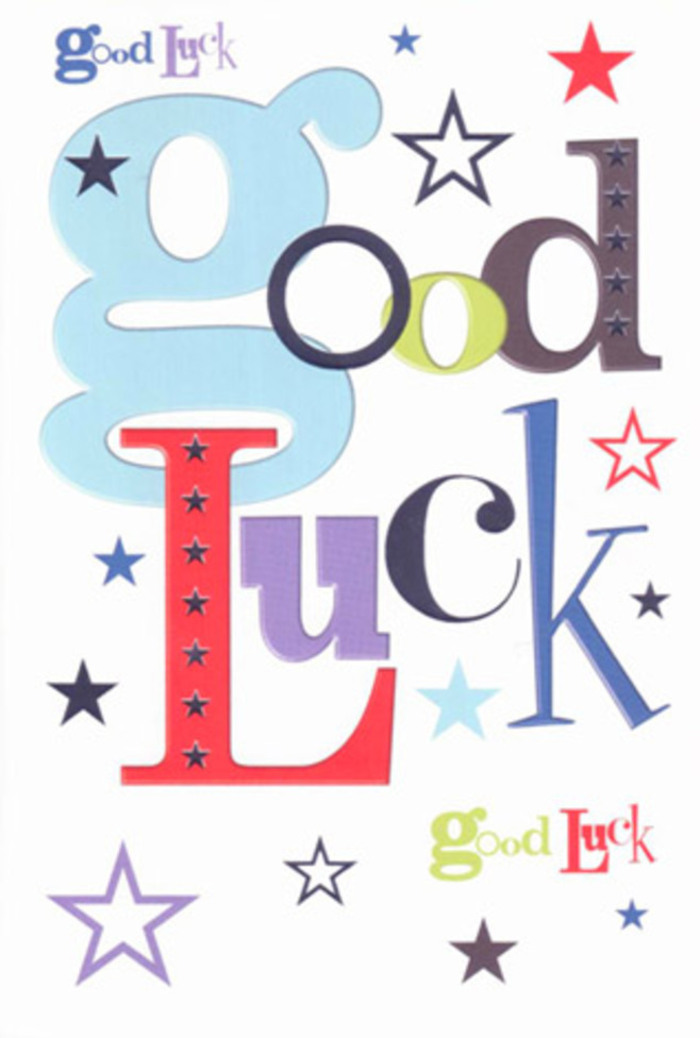 Bright and heartwarming, this good luck card from Bowes Park Florist tells a story of encouragement and shared dreams, echoing the close bonds nurtured along Marlborough Road. Its vibrant display of letterforms-wide strokes in powder blue, lithe lines in midnight, and bursts of deep cherry-emerges energetically against a generous white background. Scattered stars in navy, periwinkle, lavender, and golden lime swirl around the message, as if hope itself is swirling over New River's gentle flow nearby. The atmosphere is one of supportive cheers, with the card's vivid palette bringing to mind festival lights strung over local cafés. Tactility plays a starring role, too; the smooth, fresh cardstock under your fingers carries a pleasant weight and quality reminiscent of a finely crafted bouquet hand-delivered down Crescent Road. More than words, this card becomes a sweet talisman-offering hope and friendship to students before exams or professionals before new ventures, wrapped in genuine North London optimism and the reassuring energy so characteristic of the Bowes Park neighbourhood.